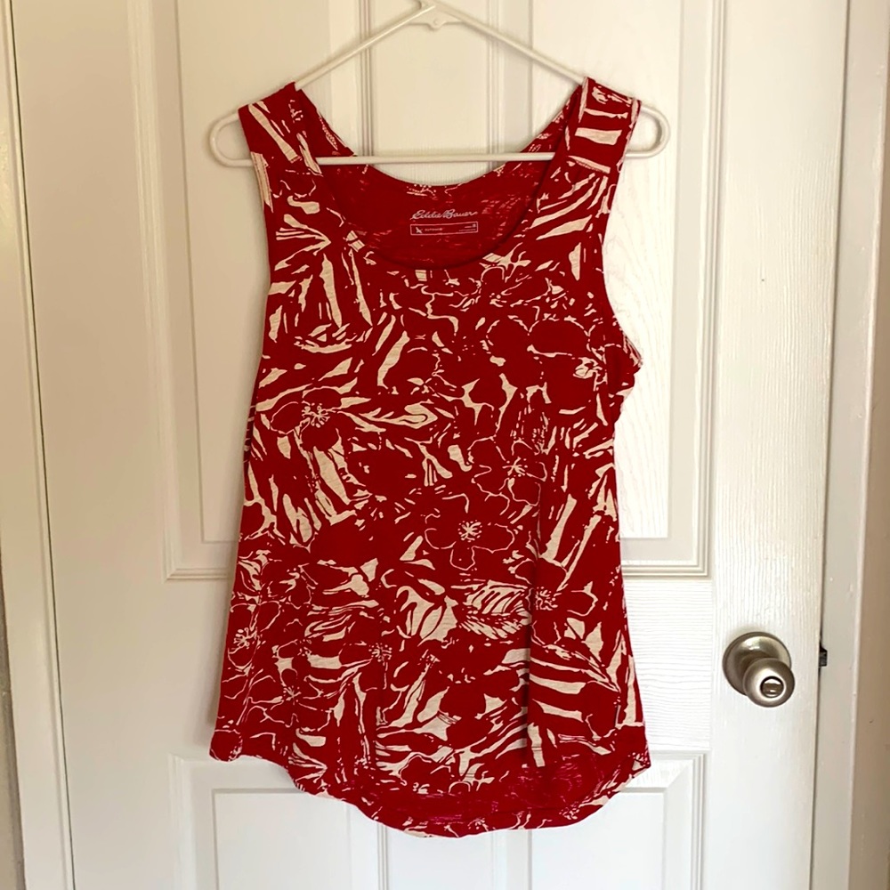 Eddie Bauer floral tank top